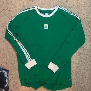 Green Adidas Long Sleeve Top